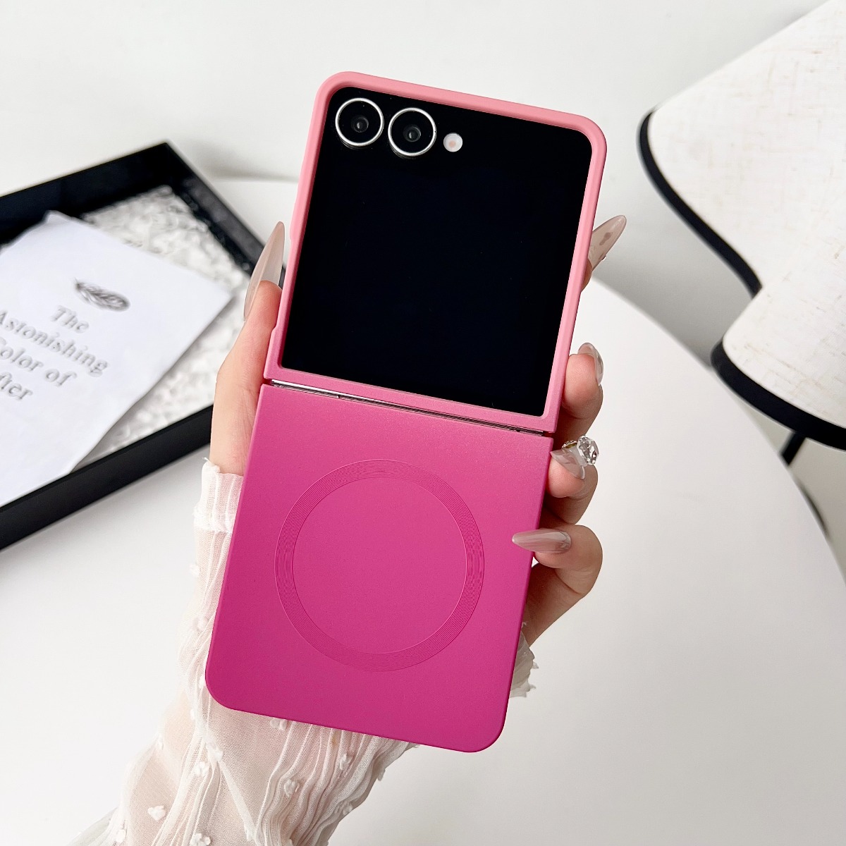 Liquid Silicone Magnetic Phone Case - Gradient Liquid Silicone Soft Magnetic Phone