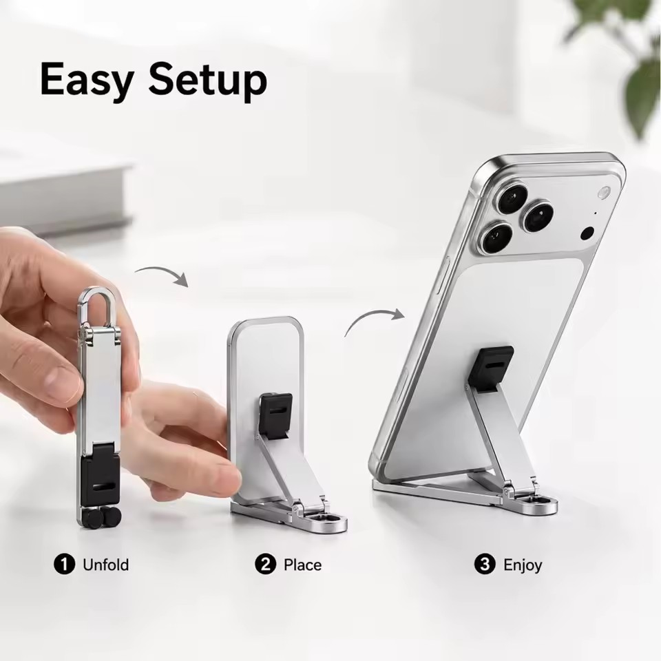 Foldable Keychain Phone Stand  - Phone Stands 评论和价格