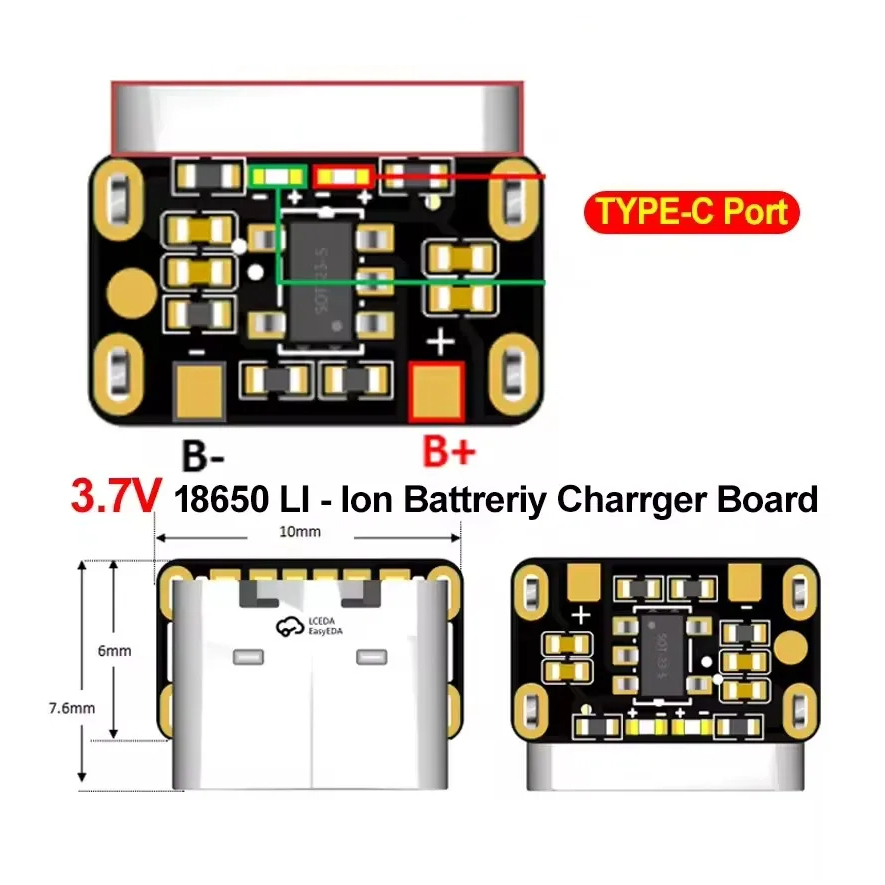 1-50PCS Type-C 18650 Lithium B - Power Banks 评论和价格