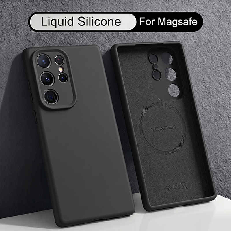 Soft Liquid Silicone Case For  - Liquid Silicone Magnetic Phone Case 评论和价格
