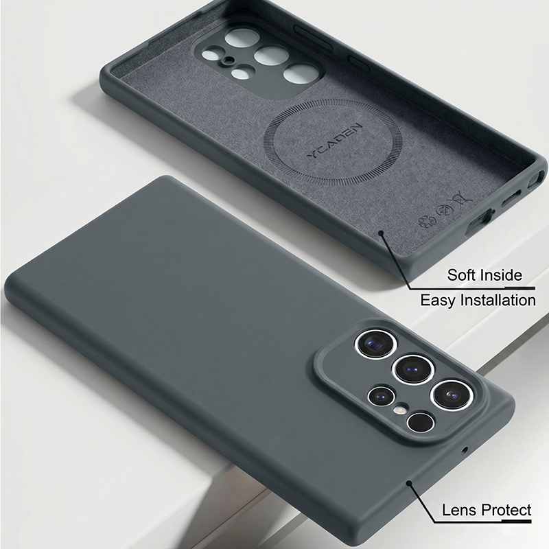 Soft Liquid Silicone Case For  - Liquid Silicone Magnetic Phone Case 评论和价格