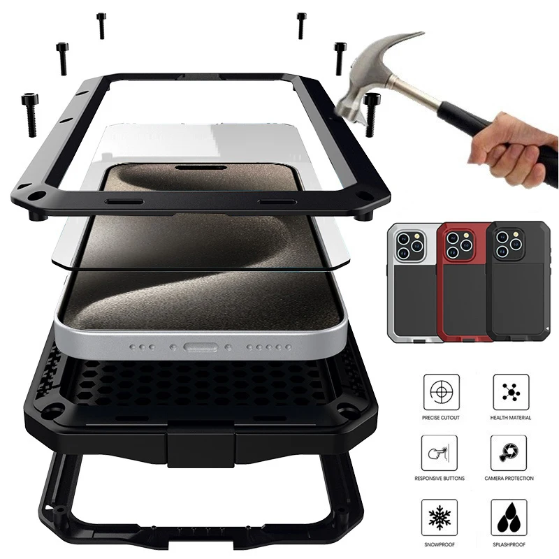 Case For iPhone 16e 15 14 13 1 - Heavy Duty 360 Full Body Protective Case 评论和价格