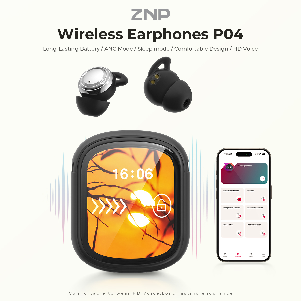 ZNP P04 Sleeping Aid Earbuds A - Earphones 评论和价格