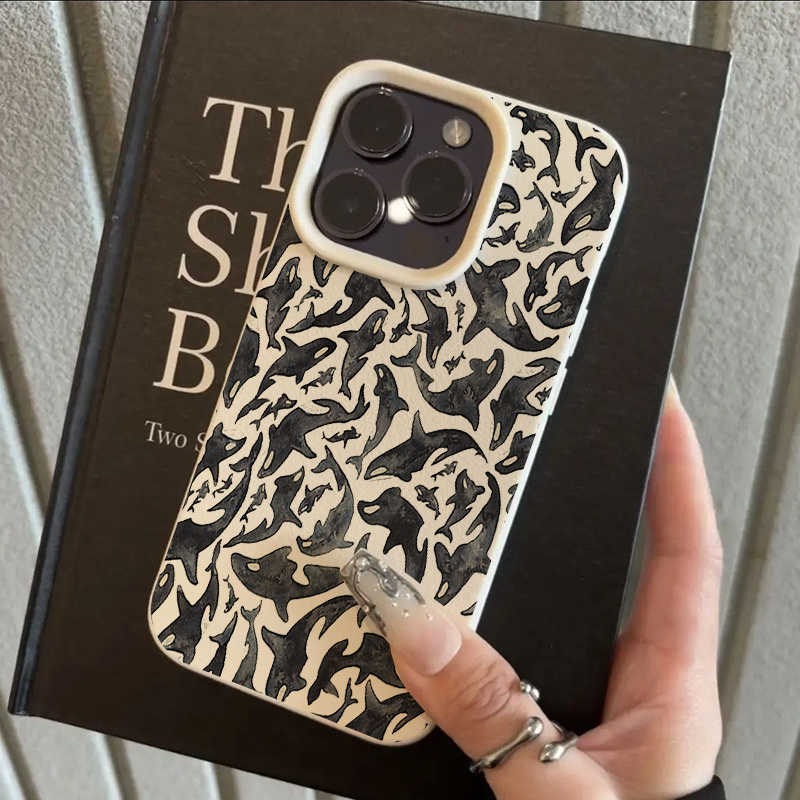 White Lychee Texture Vintage F - Vintage Floral Pattern Soft Case 评论和价格
