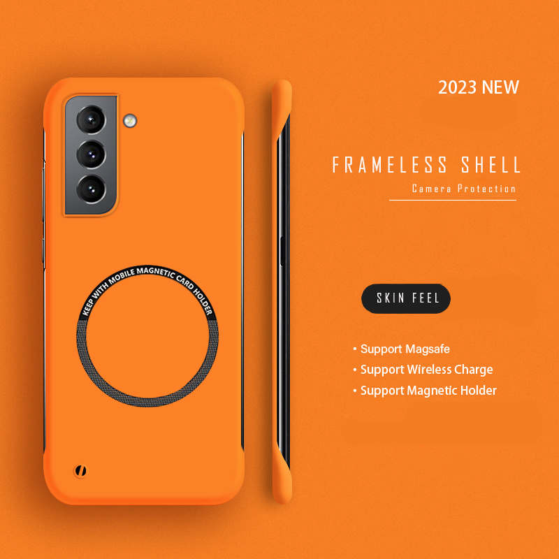 Hard PC Frameless Magnetic Pho - Ultra Thin Frameless Phone Cover 评论和价格