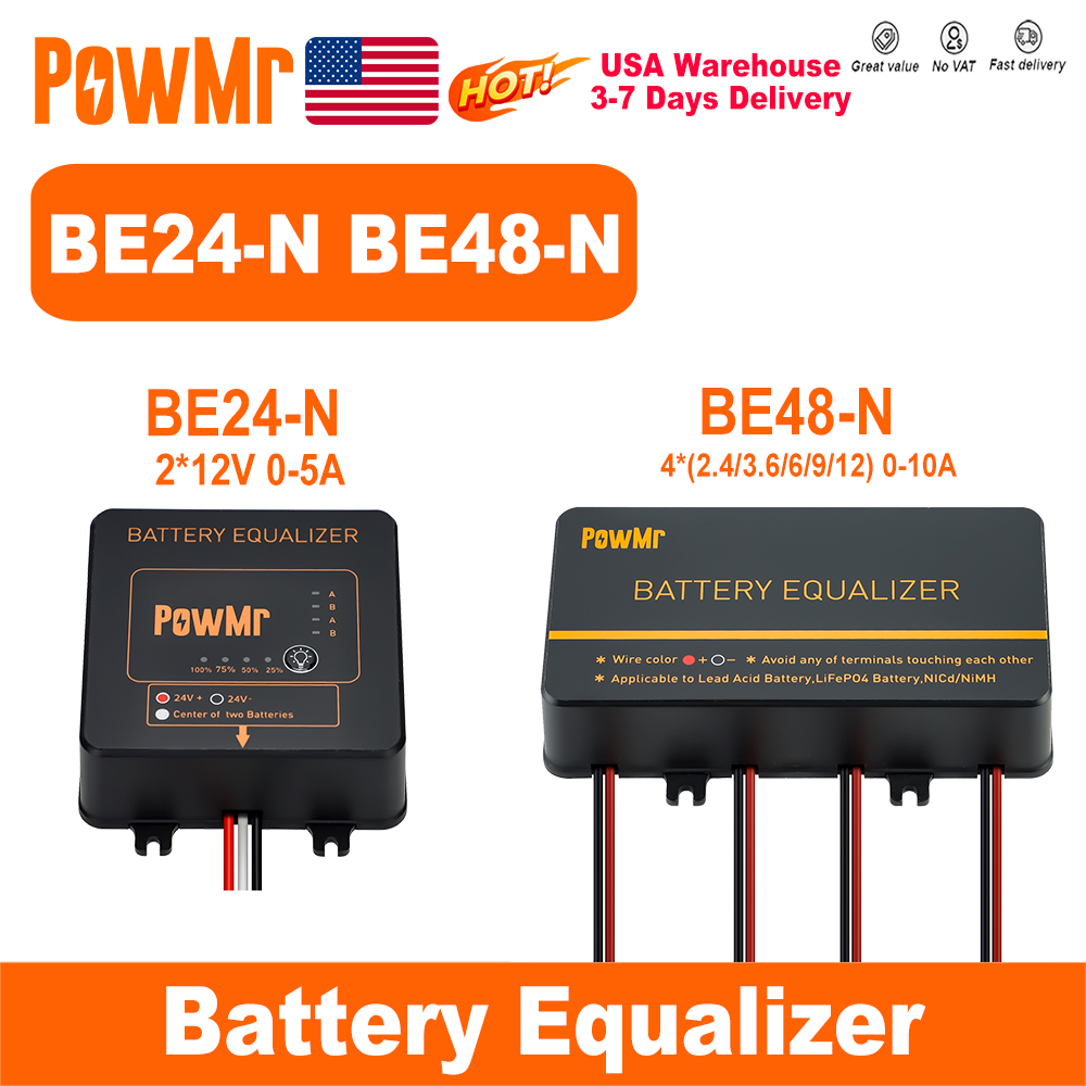 PowMr USA 24V 48V Battery Equa - Power Banks 评论和价格