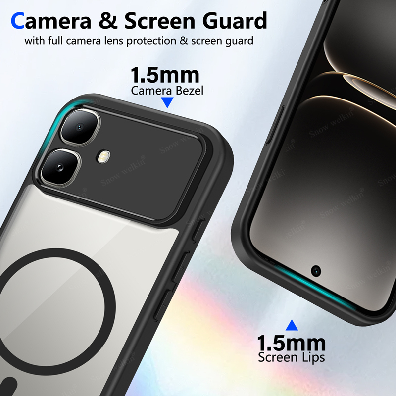 Magnetic Transparent Silicone  - Clear Shockproof Bumper Case 评论和价格