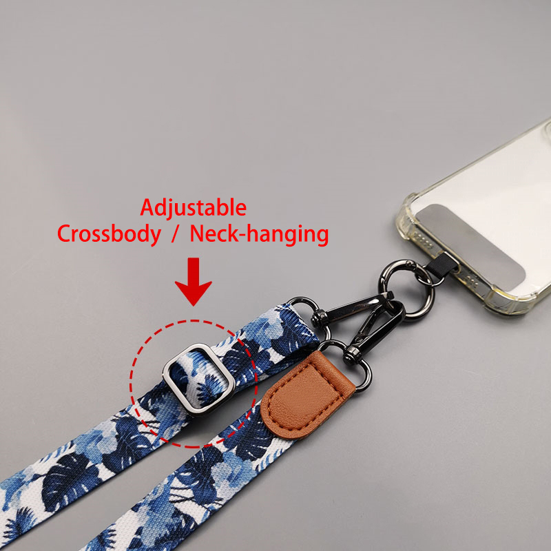 Tropical Pattern Crossbody Cel - Crossbody Lanyard Neck Strap Case 评论和价格