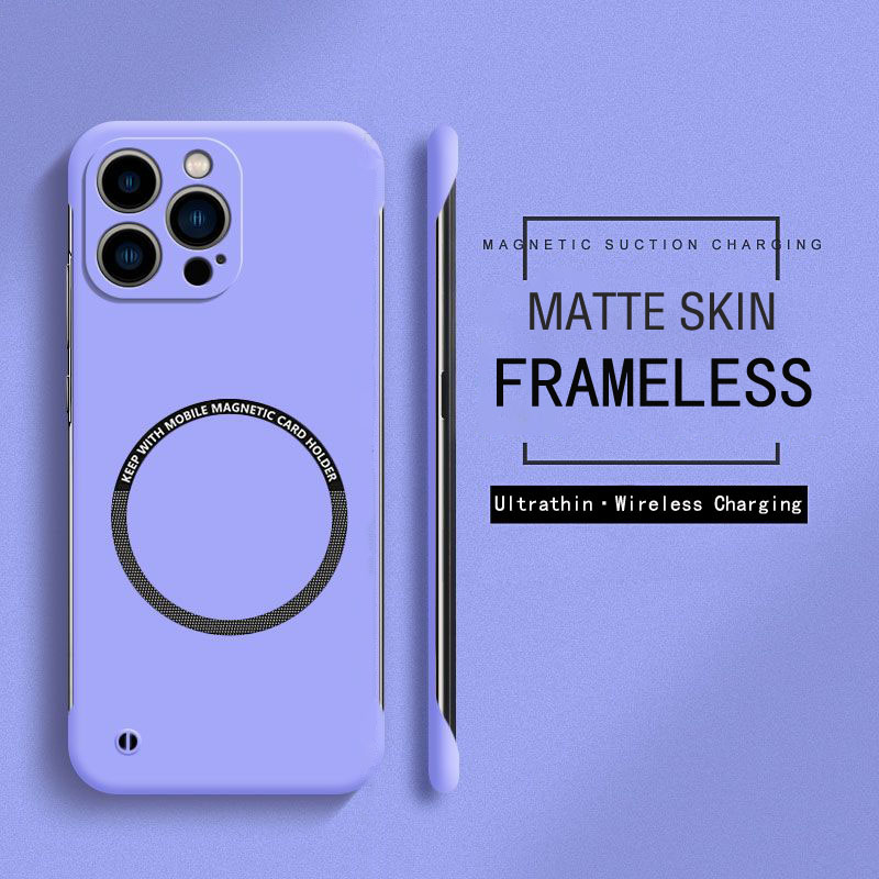 Frameless Magnetic For Magsafe - Matte Hard Pc Back Case 评论和价格