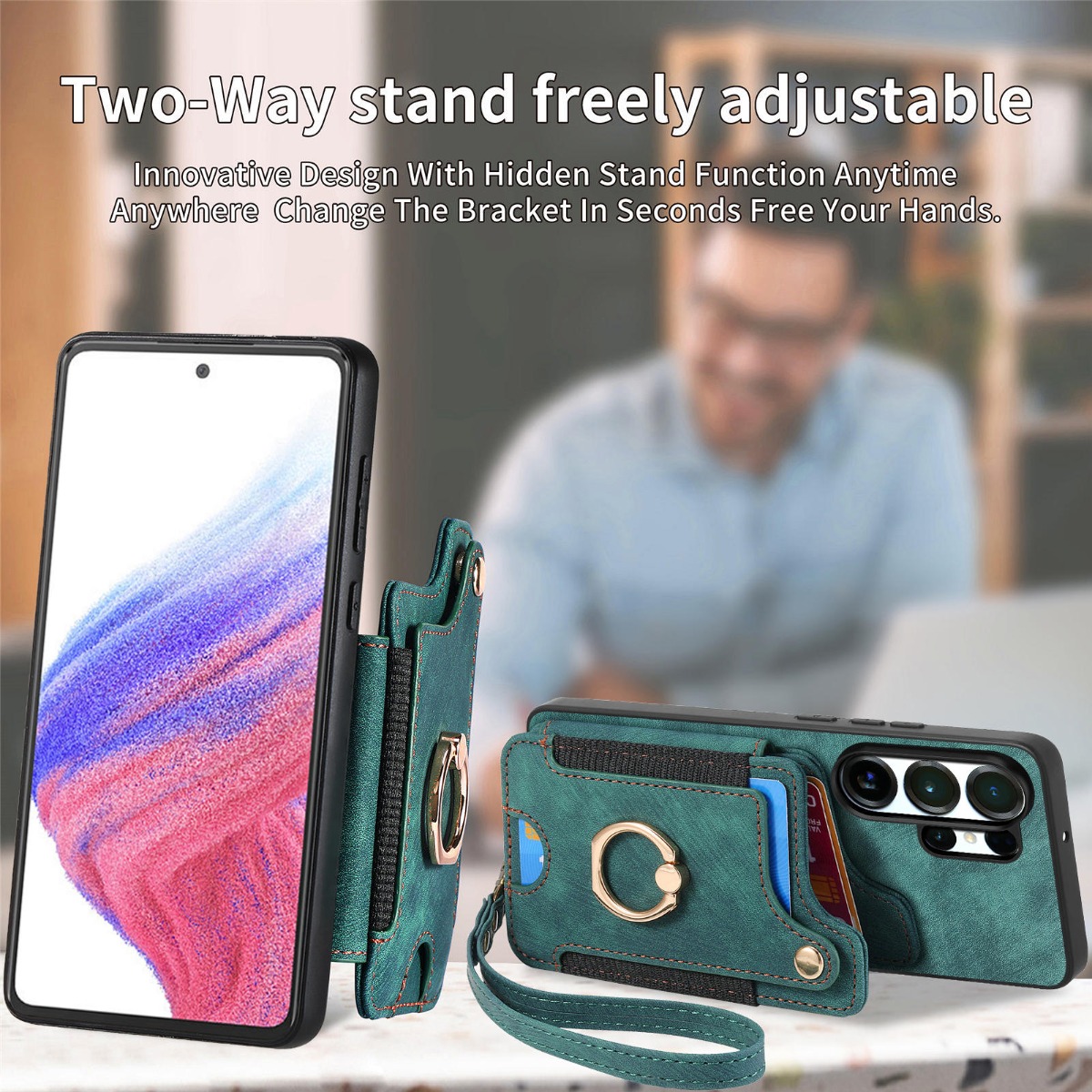 Phone Case for Samsung S26 Ult - Leather Wallet Card Holder Phone Cover 评论和价格