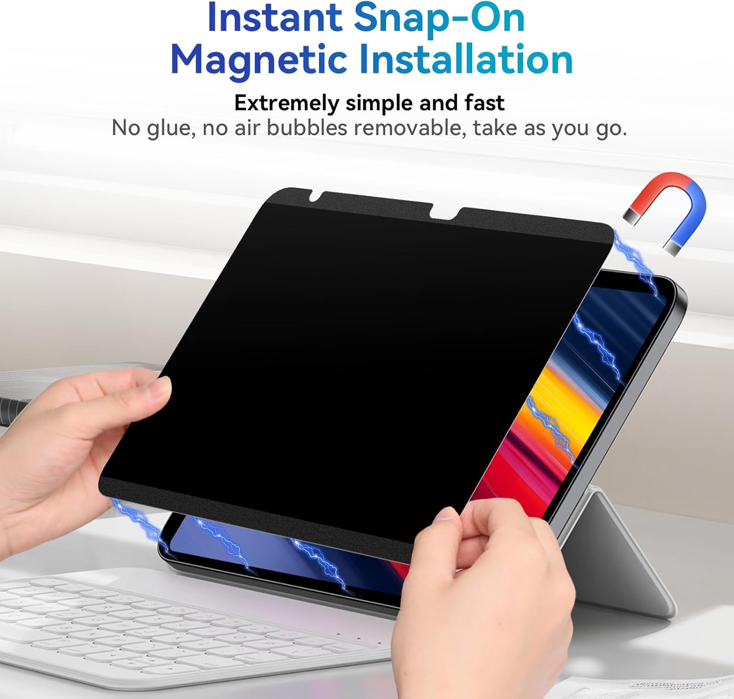 Magnetic Privacy Screen Protec - Matte Anti Glare Screen Protector 评论和价格