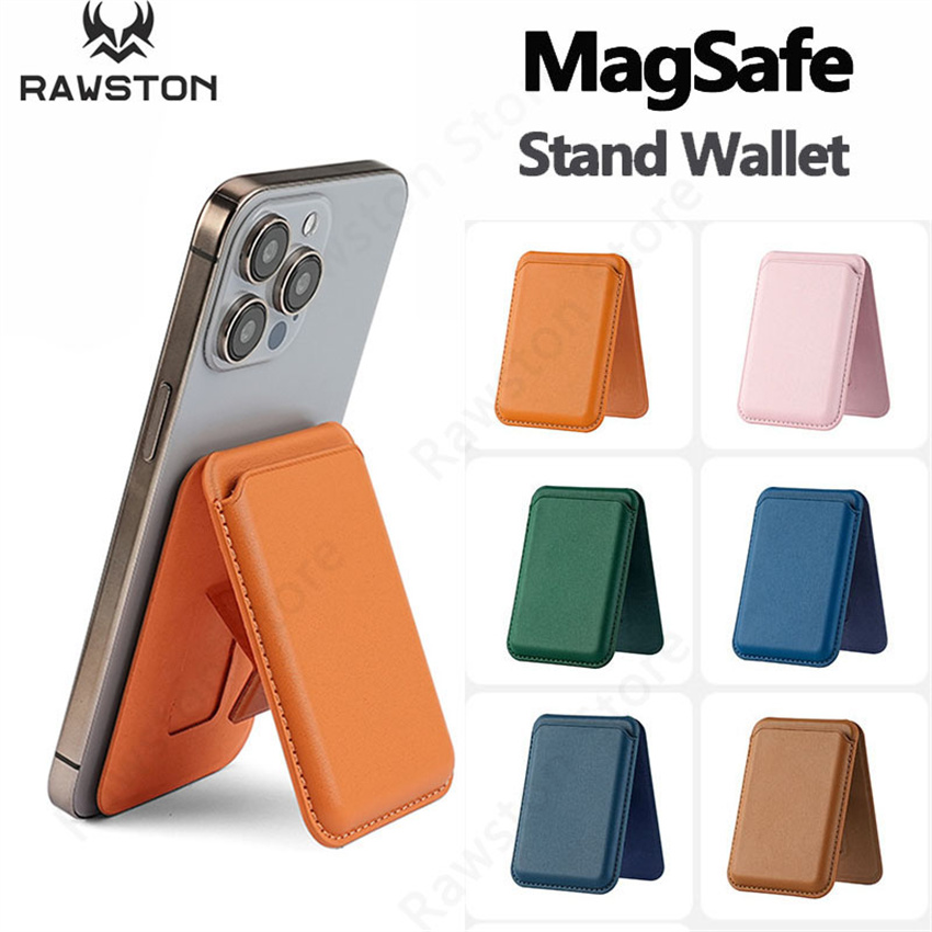 Kickstand Magnetic Leather Wal - Leather Wallet Card Holder Phone Cover 评论和价格