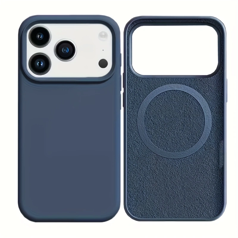 Solid Color Liquid Silicone Ma - Liquid Silicone Magnetic Phone Case 评论和价格