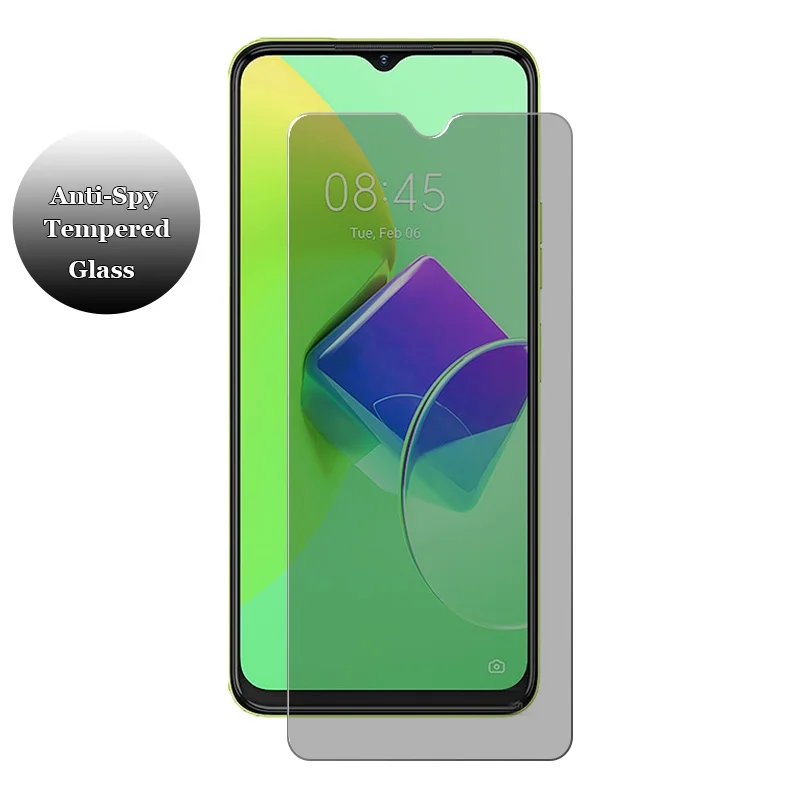 Anti-spy  case for vivo y55s 5 - Anti Spy Privacy Glass Case 评论和价格