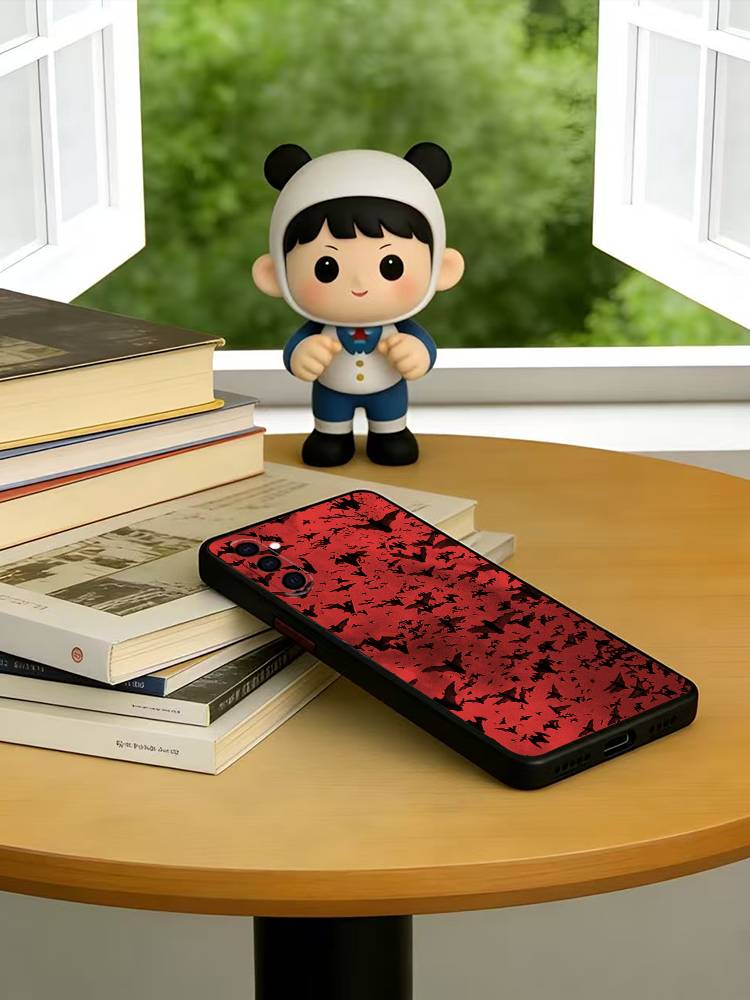 Vintage Red Bats Skull Trendy  - Vintage Floral Pattern Soft Case 评论和价格