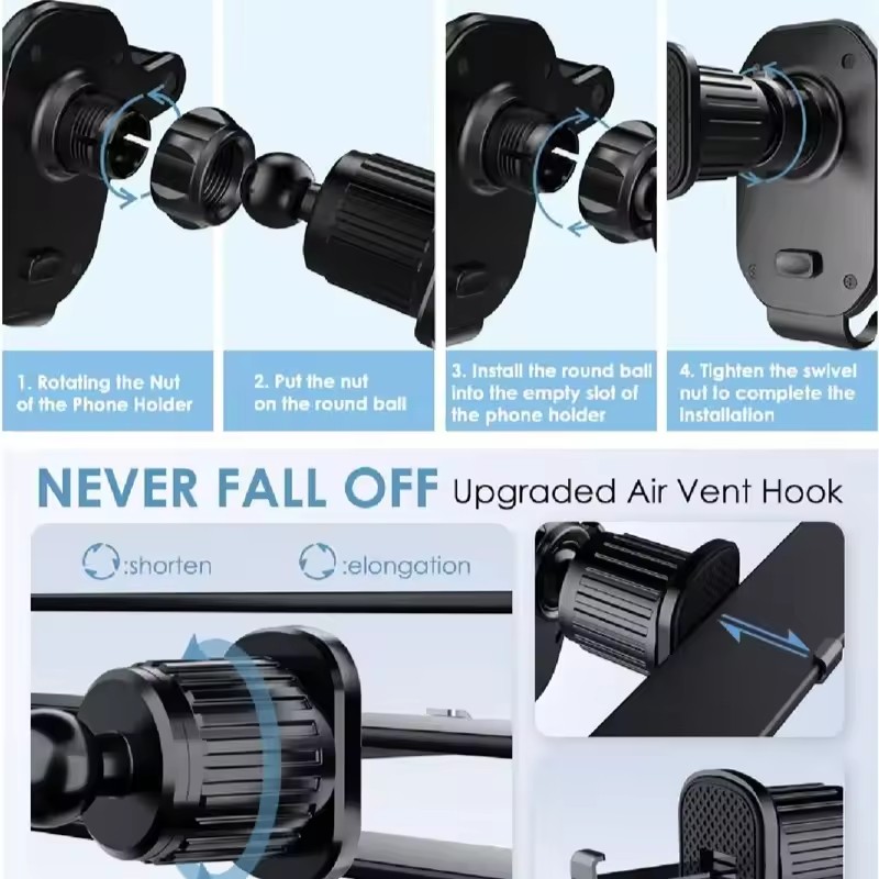 Universal Car Hook Base Phone  - Phone Stands 评论和价格