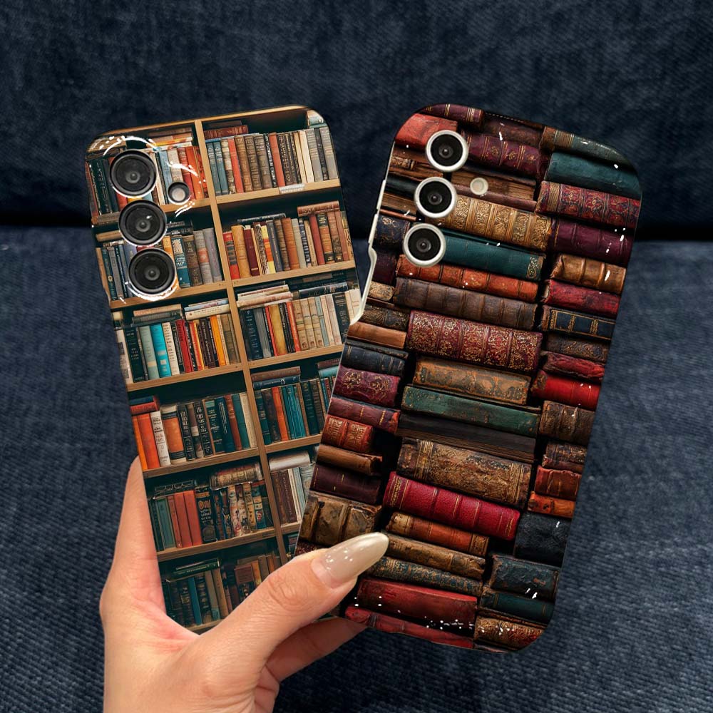 Vintage Pattern Book Stack Pho - Vintage Floral Pattern Soft Case 评论和价格