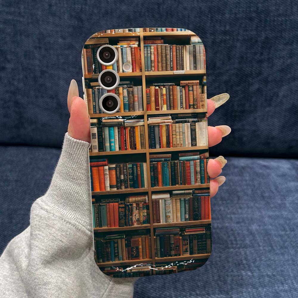 Vintage Pattern Book Stack Pho - Vintage Floral Pattern Soft Case 评论和价格