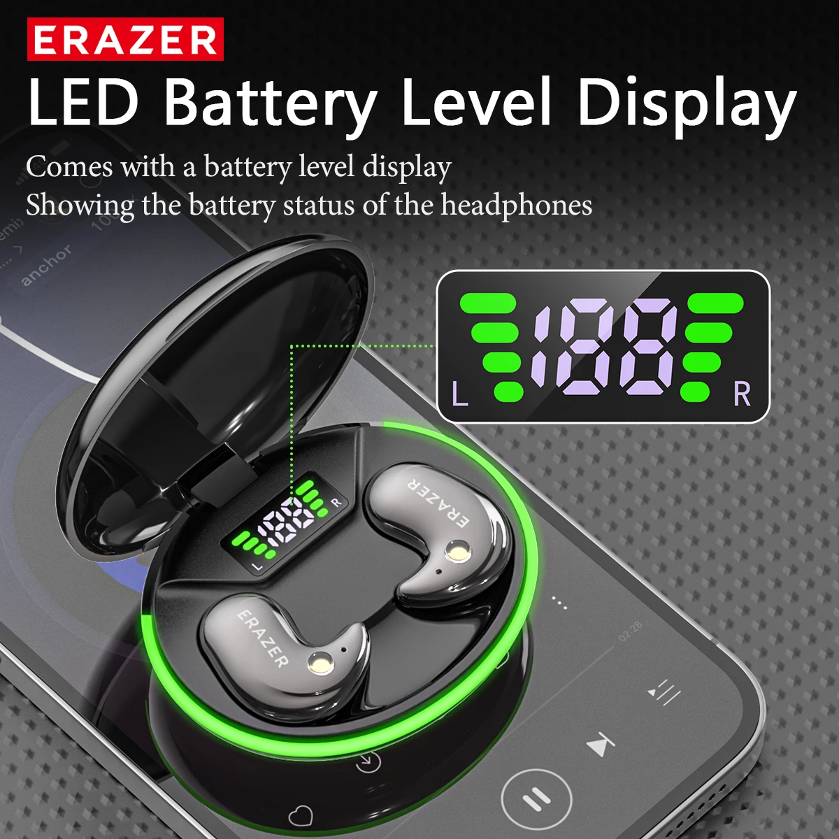 EARZER XF58 In-Ear Bluetooth H - Phone Cases 评论和价格