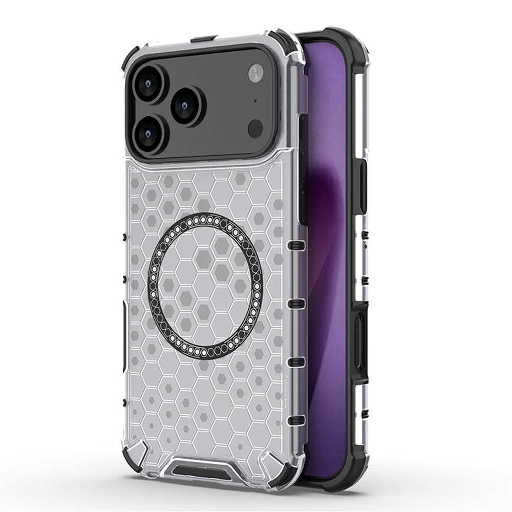 Luxury Clear Honeycomb Armour  - Clear Shockproof Bumper Case 评论和价格