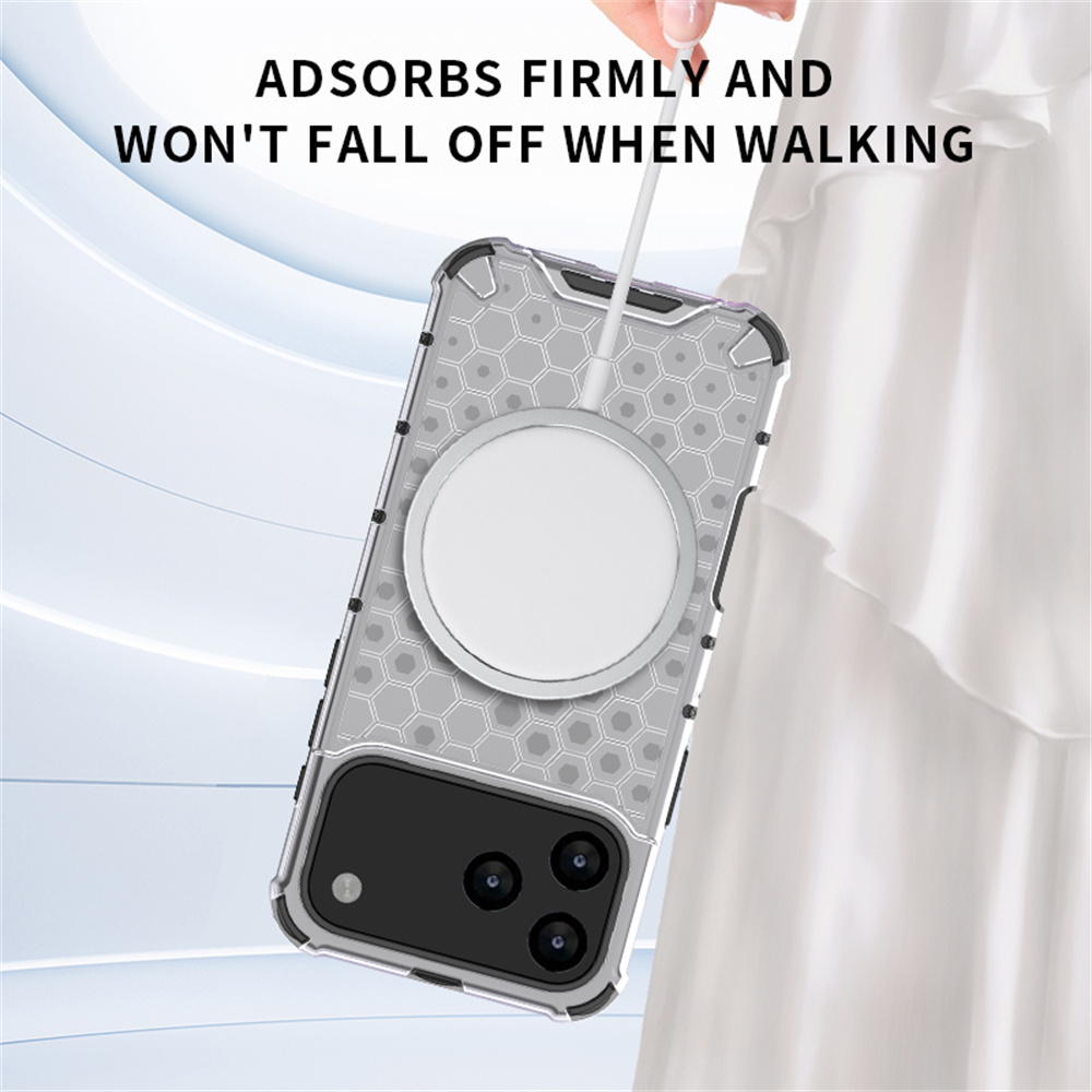Luxury Clear Honeycomb Armour  - Clear Shockproof Bumper Case 评论和价格