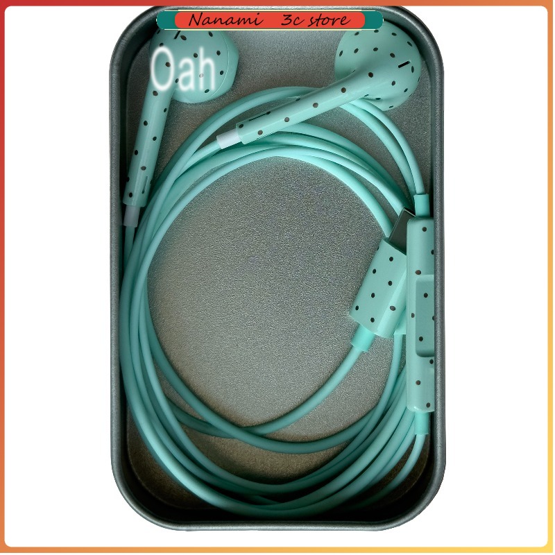 Oah Polka Dot Wired Earphones  - Earphones 评论和价格