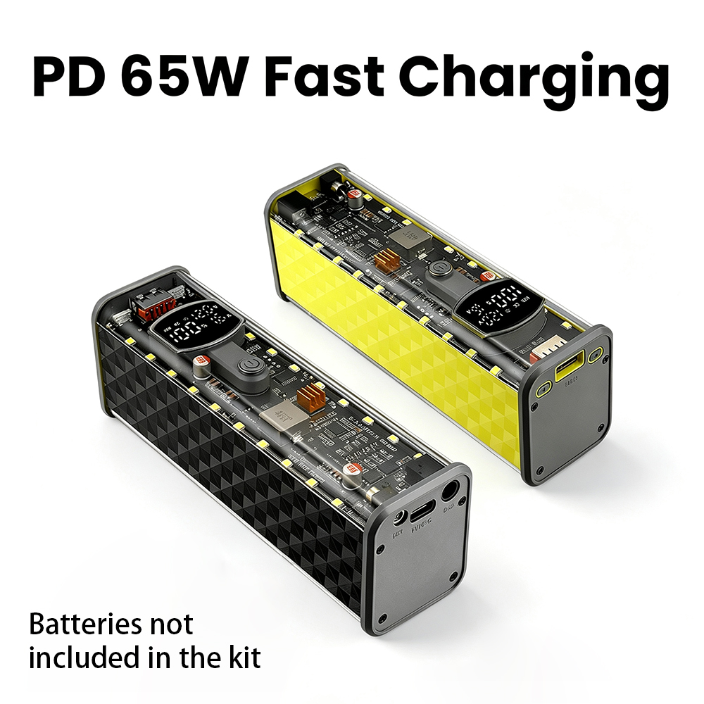 PD 65W Power Bank DIY Case 8x1 - Power Banks 评论和价格