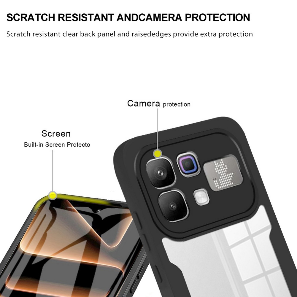 Luxury Transparent 360° Full-b - Heavy Duty 360 Full Body Protective Case 评论和价格