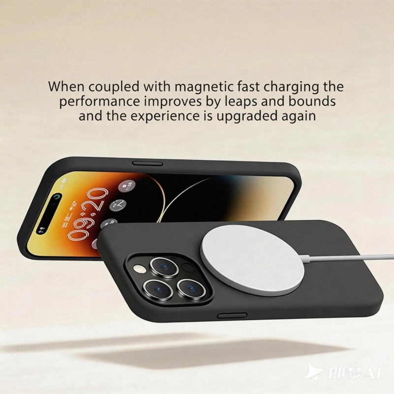 Luxury For Magsafe Wireless Ch - Liquid Silicone Magnetic Phone Case 评论和价格