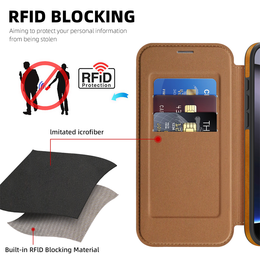 Magnetic Flip Leather Phone Ca - Leather Wallet Card Holder Phone Cover 评论和价格