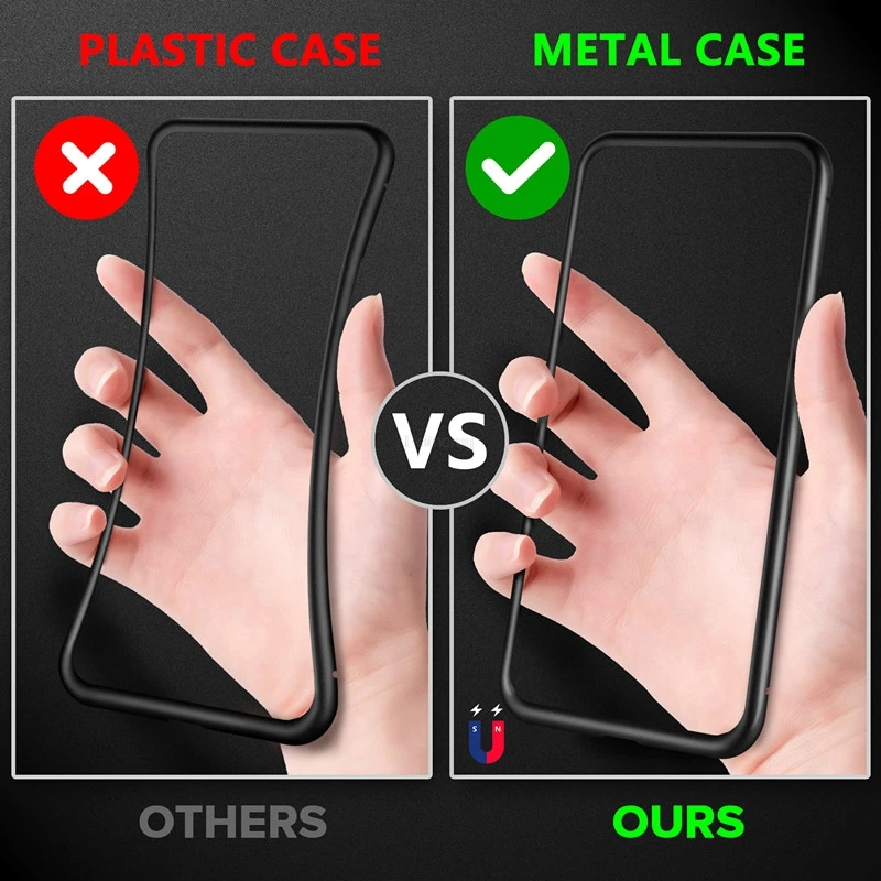 Magnetic Tempered Glass Privac - Anti Spy Privacy Glass Case 评论和价格
