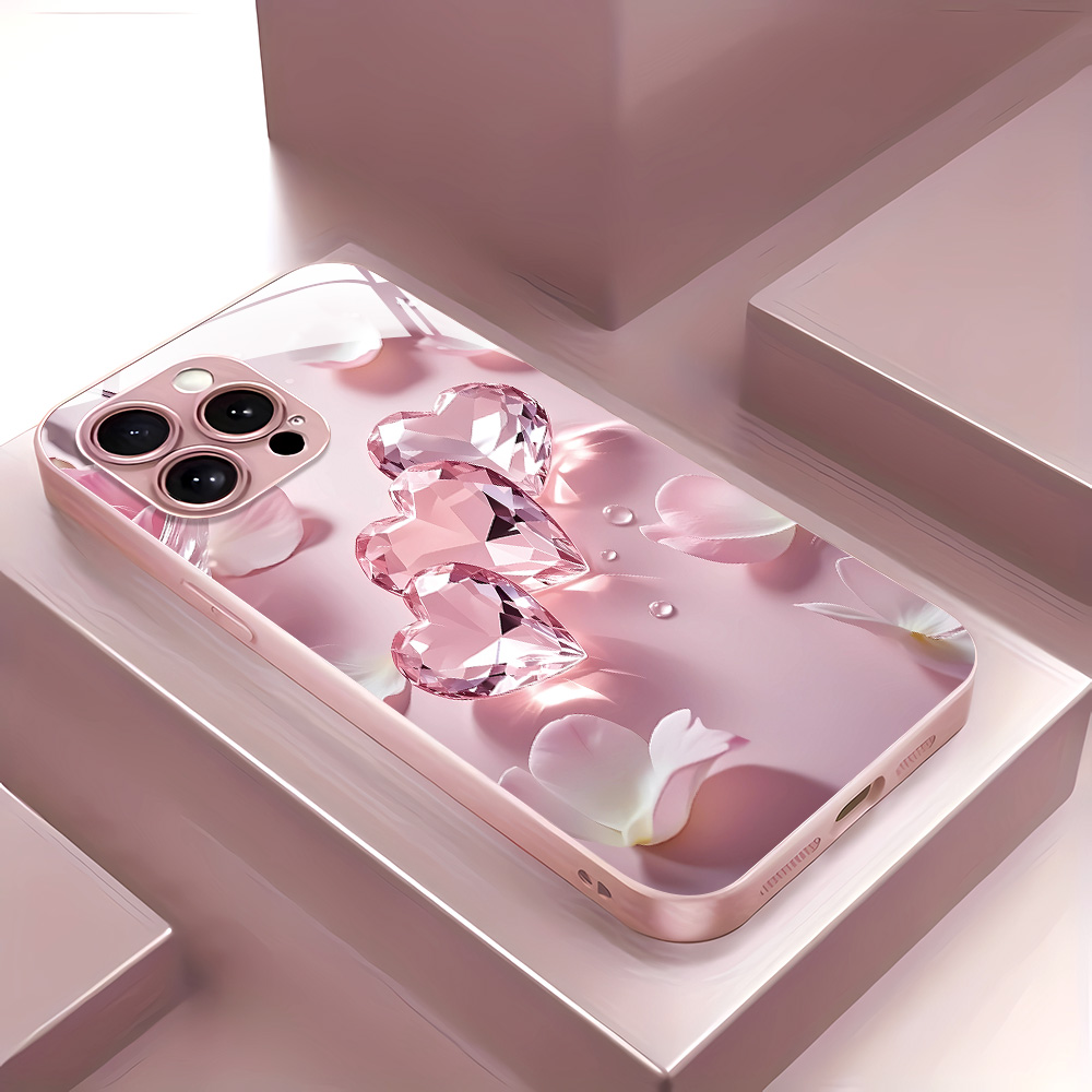 Pink Butterfly Tempered Glass  - Screen Protectors 评论和价格