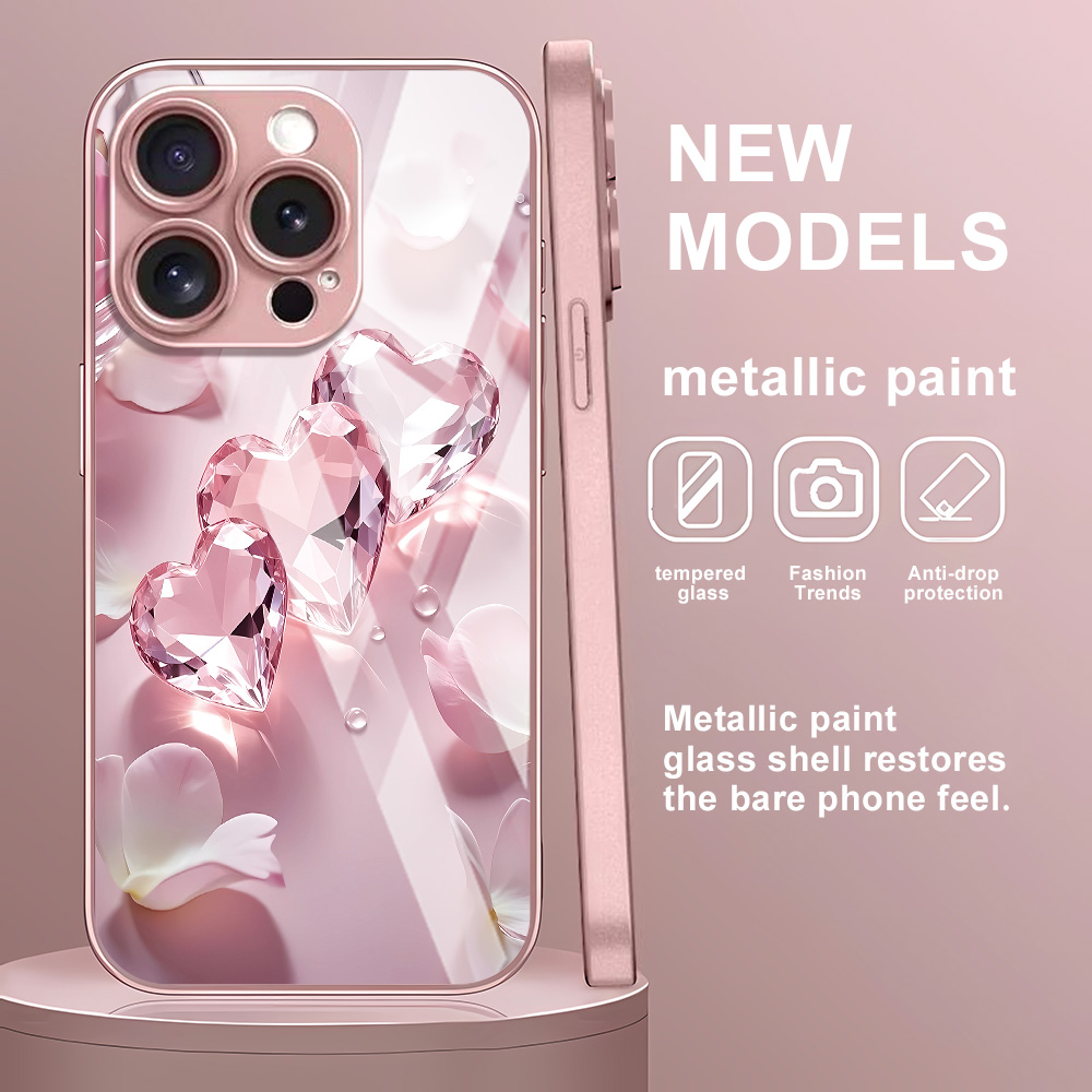 Pink Butterfly Tempered Glass  - Screen Protectors 评论和价格