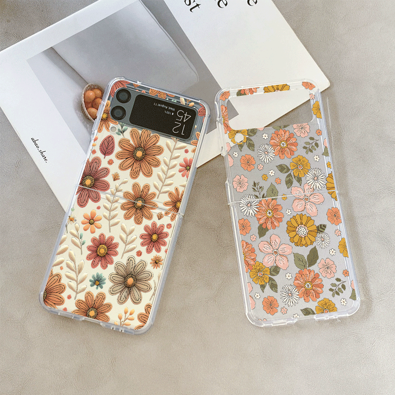 Vintage Flower Print Phone Cas - Vintage Floral Pattern Soft Case 评论和价格