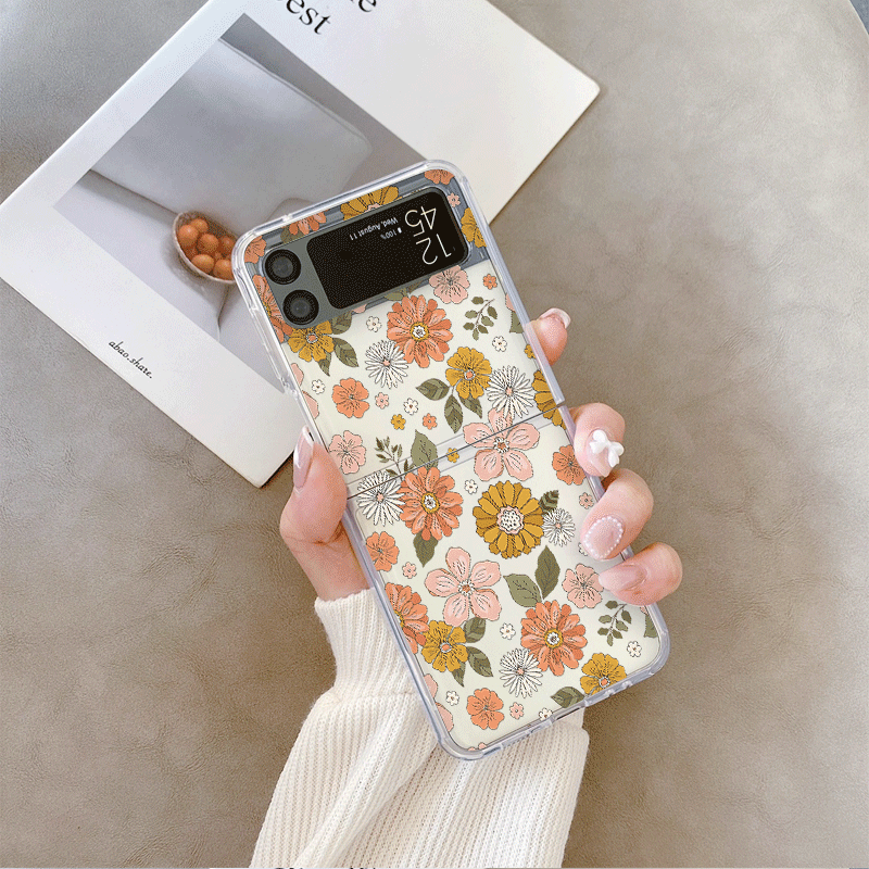 Vintage Flower Print Phone Cas - Vintage Floral Pattern Soft Case 评论和价格